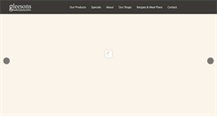 Desktop Screenshot of gleesonbutchers.ie